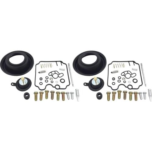 2Set Motorcycle Carburetor Repair Kit Seal Float Valve Pilot Screws Plunger Piston Diaphragm for Yamaha TDM850 1991-1999