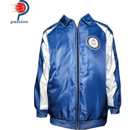 MOQ 5pcs $38 Best Seller Sublimation Printed Royal Blue Running Jackets