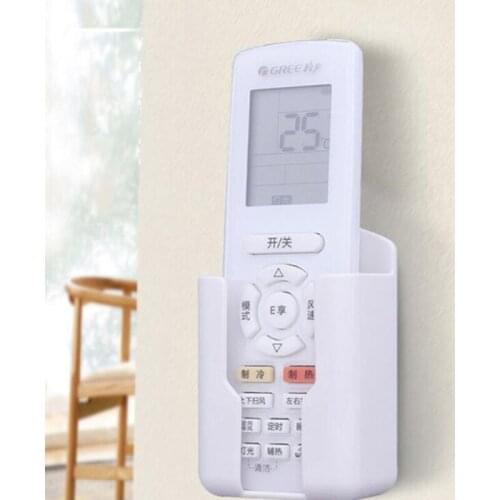 Wall Mounted Cosmetic Storage Box Bathroom Storage Rack Wall Shelf Adhesive Hanger Organizer Remote Control Holder Home Decor