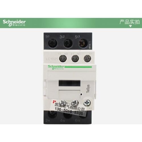 Genuine Schneider contactor 220V Schneider AC contactor LC1-D25M7C 25A LC1D25M7C