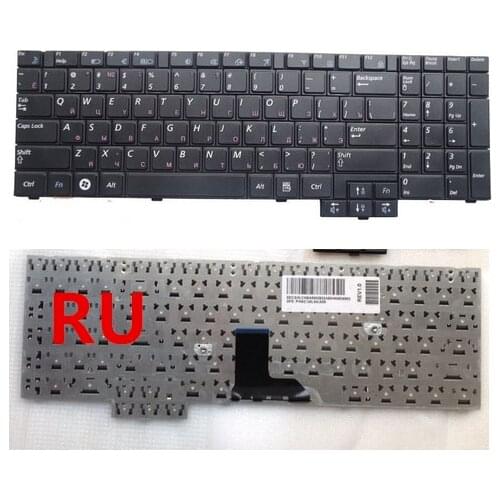 Russian Keyboard for Samsung R620 NP-R620 R618 R525 R528 R530 R540 NP-R540 NP-R528 R538 P580 P530 RU Black