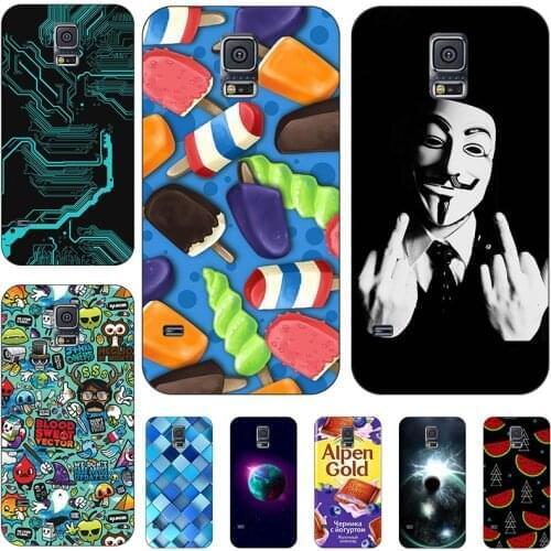 Silicone Cover For Samsung Galaxy S5 S 5 SM-G900F S5Neo S5 Neo SM-G903F 5.1" Case Soft TPU Protective Phone Case Bumper Shell