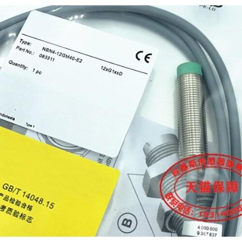 NBN4-12GM40-E2 NBN4-12GM40-E0 NBN4-12GM40-A2 NBN4-12GM40-A0 cylindrical threaded inductive proximity switch sensor