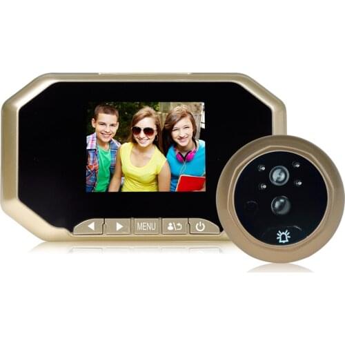 2MP 160 Degree Wide Angle Peephole Viewer Video Door Phone