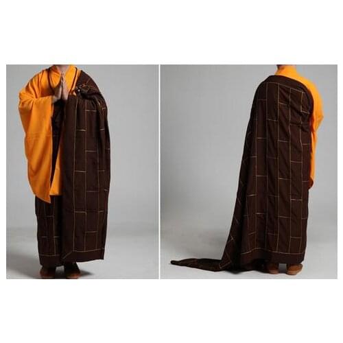 Famous brand Buddhist Buddhism abbot monk robe lay martial arts clothing ZuYi cassock suits high quality
