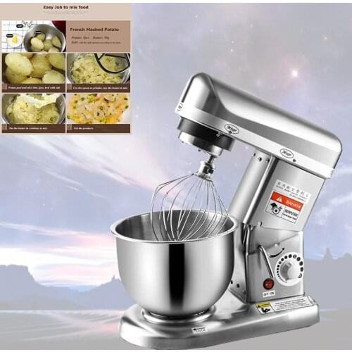 10 liter stainless steel bowl electric stand food mixer cream mixer kneading dough cake bread chef machine egg beater EU USA