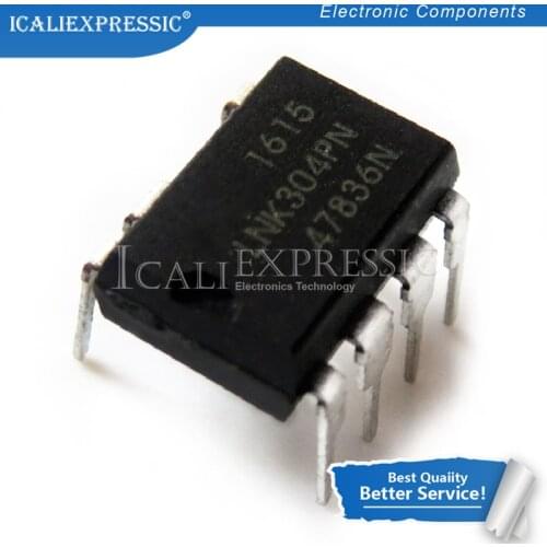 10PCS LNK304PN DIP7 LNK304P DIP LNK304 new and original IC In Stock