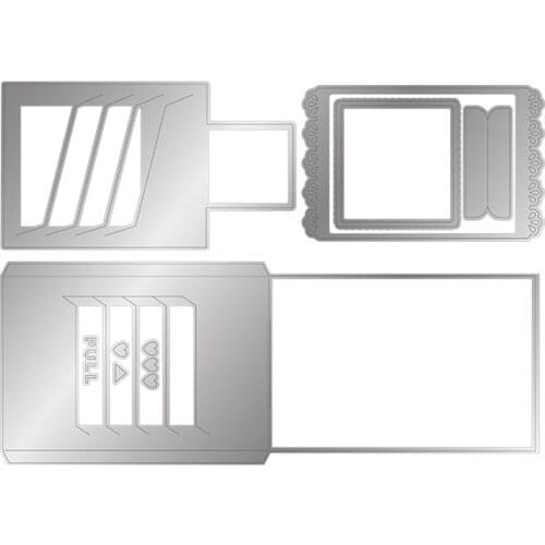 2021 AliliArts Metal Cutting Dies Reveal window diy Scrapbooking Photo Album Decorative Embossing PaperCard Crafts Die