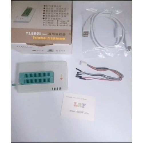 25Pcs Adapters + TL866II Plus USB Bios Programmer Support 15000+IC SPI Flash NAND EEPROM MCU PIC AVR Replace TL866A TL866CS