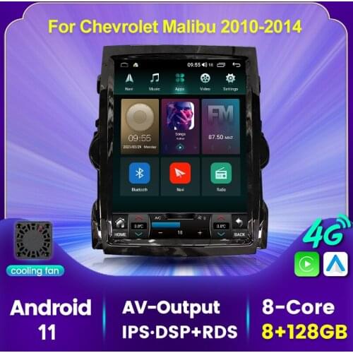 Tesla Style Android 11 For Chevrolet Malibu Car DVD Multimedia Player Auto GPS Navigation Stereo 4G LTE WIFI Carplay 2012-2015