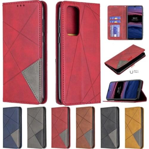 Luxury Geometric Splice Leather Case For Etui Xiaomi Redmi Note 10 Pro Case For Capa Xiaomi Redmi Note 10 S Note10s 10Pro Cover