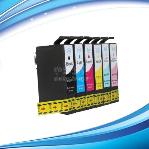 INK WAY 3SETS of T0791-T0796 T0781-T0786 T0771-T0776 compatible printer ink cartridges for Artisan50 R260 R280