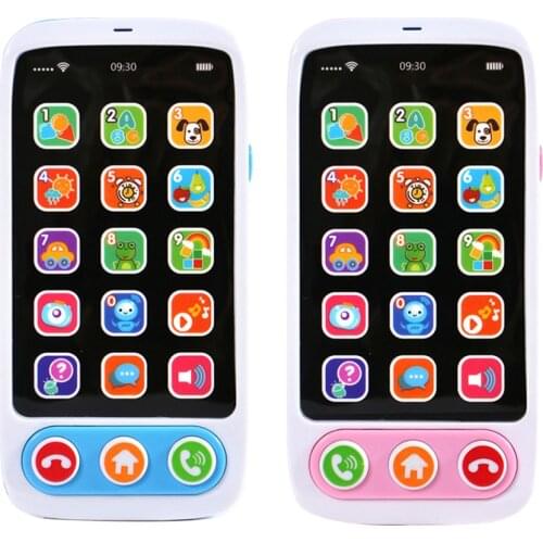 Kids Learning Toys Baby Mobile Phone Toy English Machine With Light Musical Babyphone Children Educational Toys Babies Telephone