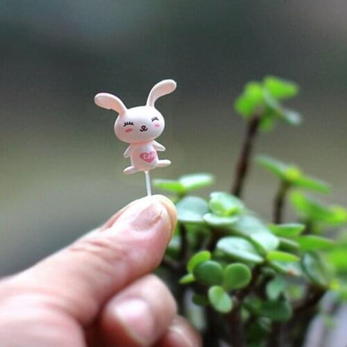 HENGHOME 100pcs/pack mini fixed pin fairy garden miniature gnomes moss terrarium resin craft figurine for home decor accessories