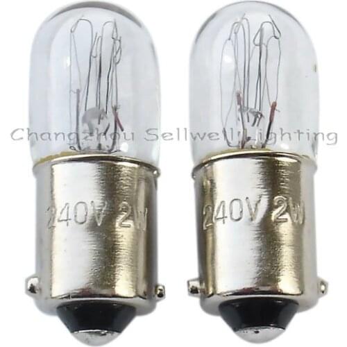 Miniature Lamp Bulbs Lighting Ba9s 10x28 240v 2w A127 sellwell lighting factory
