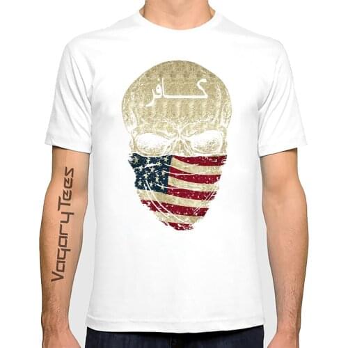 Summer new horror skulls punk style top infidel printing horror pattern men and women price style top Hip-hop streetwear T-shirt