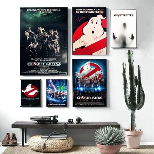 Movie Vintage Ghostbusters Posters and Prints Wall art Decorative Picture Canvas Painting For Living Room Home Decor Unframed