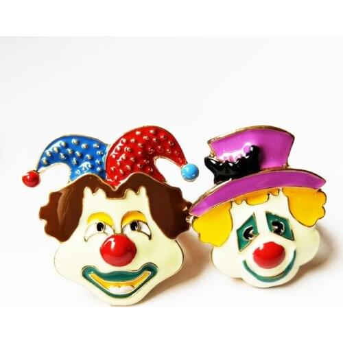 Funny Colorful Circus Clown Ring For Women Metal Vintage Cute Charms Punk Goth Grimace Rings Gossip Girl 90s Jewelry Aesthetic