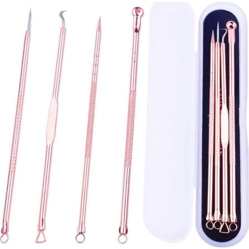 1-5pcs Acne Blackhead Removal Needles Pimple Acne Extractor Black Head Pore Cleaner Deep Cleansing Tool Woman Beauty Accessories