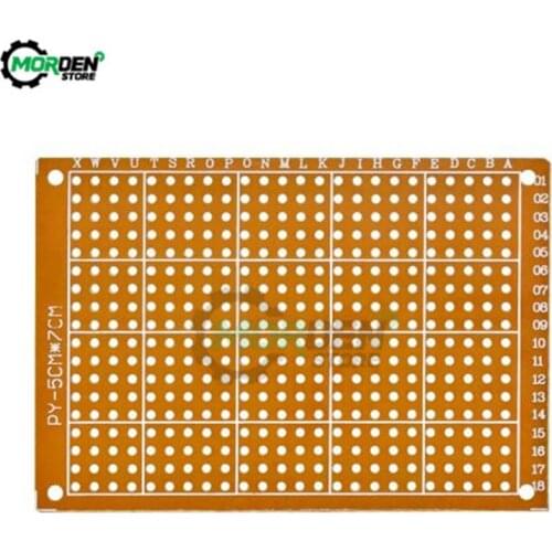 10Pcs 5x7cm 5*7 Prototype Paper Copper PCB Universal Experiment Matrix Circuit Board 1.2cm Thick
