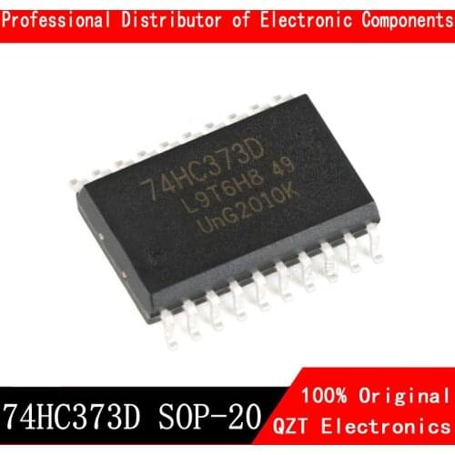10pcs/lot 74HC373D SOP-20 SN74HC373DWR SOP20 74HC373 SOP new original In Stock