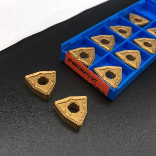 10PCS WNMG080412 MT FT4025 For Turning Tools Carbide Turning Inserts Steel Parts Machine Tool Accessories