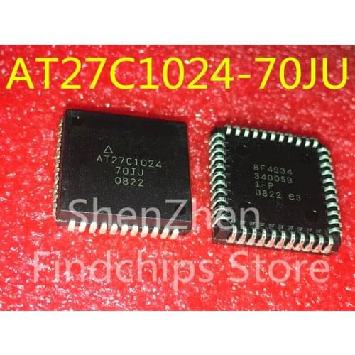 100% New&Original In Stock AT27C1024-70JU PLCC-44