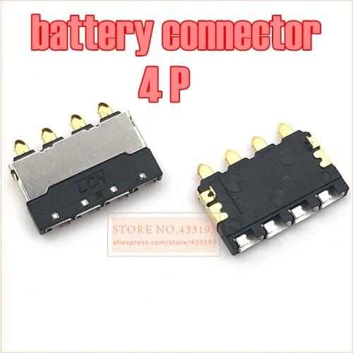 20PCS/LOT Original new battery holder 4Pin ,battery connector, mobile phone battery Connector free shipping
