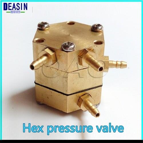 2018 DEASIN High Quality 10pcs 4 nozzle Dental Hexagonal Water Air Valve for Dental Chair Unit Parts Device
