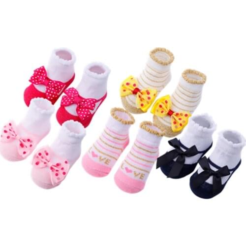 5 Pairs/lot Newborn Baby Socks Infant Cotton Socks Baby Girls Lovely Short Socks Clothes Accessories For 0-3 Month