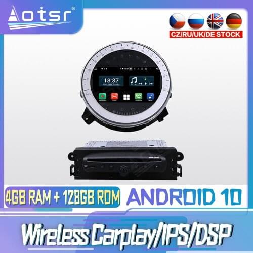 Android 10 PX6 128G For BMW MINI 2006 - 2013 Carplay DVD GPS Navigation Auto Radio Stereo Video Multimedia Player HeadUnit 2din