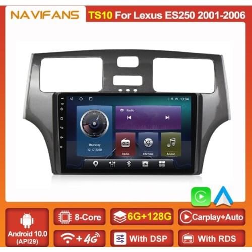DSP RDS Android 11 Car Radio Multimedia Video Player For Lexus ES250 ES300 ES330 2001- 2006 Navigation GPS Head Unit 4G NET Wifi