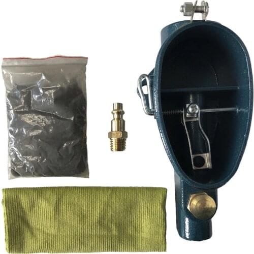 Free shipping Car Pneumatic Air Spark Plug Cleaner Cleaning Tool with Abrasive Spark Plug Carbon Removal Tool