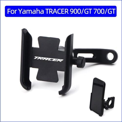 For Yamaha TRACER 900 700 GT 900GT Motorcycle Mobile Phone Holder GPS Navigator Rearview Mirror Handlebar Bracket Accessories