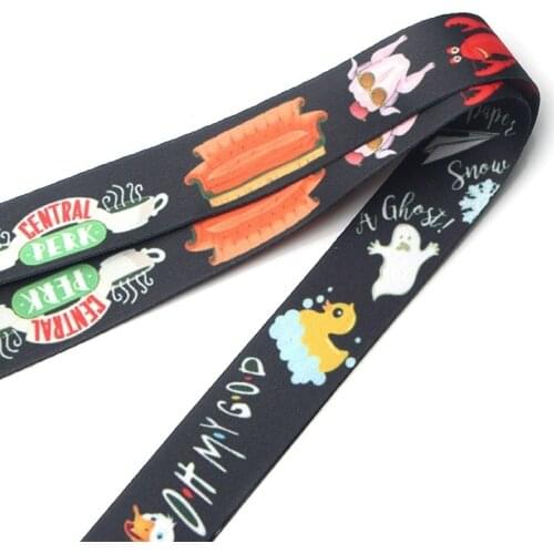 DMLSKY TV Show Friends Phone Lanyard Cool Lanyards for Keys Phone Rope Keychanis Keyring Neck Straps Phone Accessories M2583