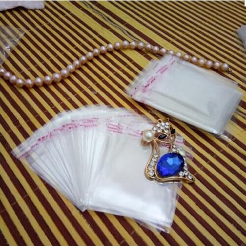 Hot Sale 6cmx10cm OPP Transparent Jewelry package Bag Self Adhesive Seal Plastic Bags Clear Cellophane Bag Gift package Bag