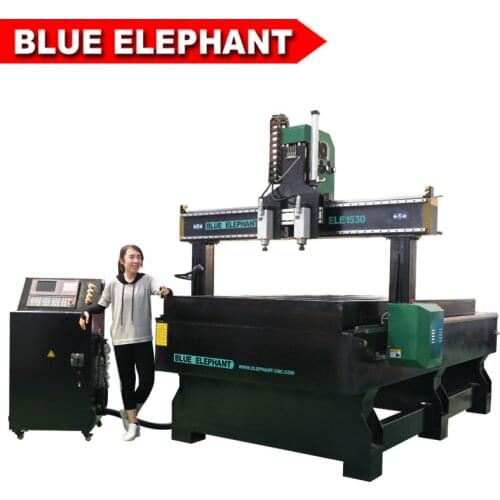 Wood engraving machine 1530 multi spindle wood craft engraving cnc router with double spindles 3.5kw