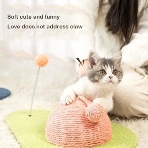 Cat Toy Cat Tree Cat Scratcher Sisal Cat Scraper Non-swarming Claw Grinding Device Durable Multifunctional Anti-scratch Sofa Cat