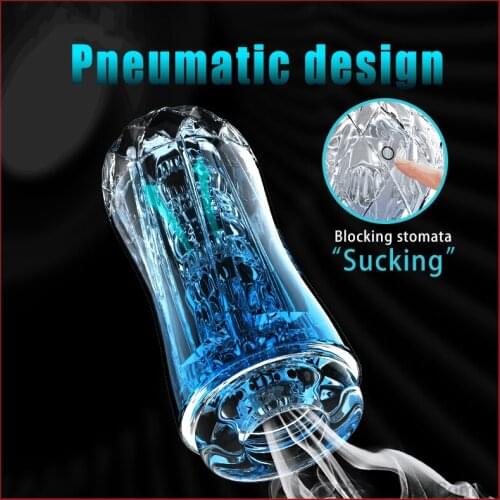 Pocket Cup for Men Male Masturbator Cup Transparent Vagina Adult Endurance Exercise Soft 18+ Pussy Sex Products Vacuum Sex Toys