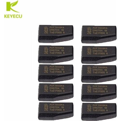 KEYECU 10PCS/LOT Blank Transponder Chip PCF7939MA (TP39) for Renault