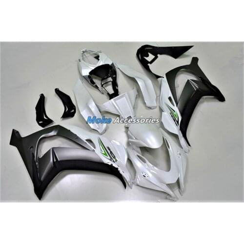 Motorcycle Fairings Kit Fit For zx-10r 2016 2017 2018 2019 2020 Ninja Bodywork Set High quality injection Pearl White / Black