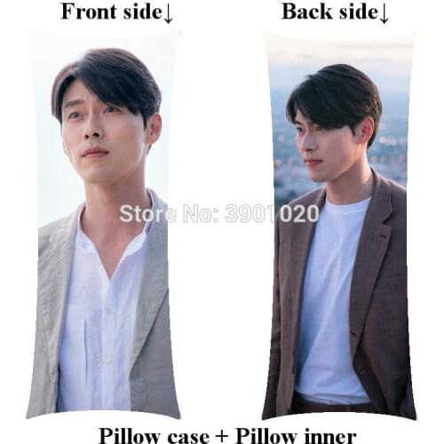 Korea drama Hyun Bin hugging long pillow Kpop boyfriend Park Shin Hye body Pillow within inner