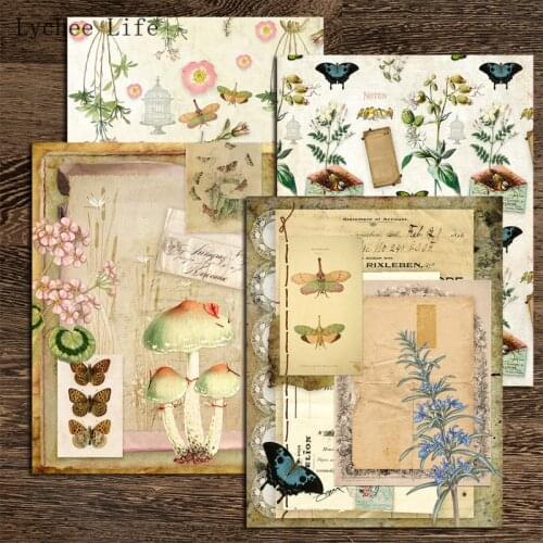 Lychee Life A5 Vintage English Letters Mail Sticker DIY Craft Scrapbooking Album Junk Journal Planner Decorative Stickers