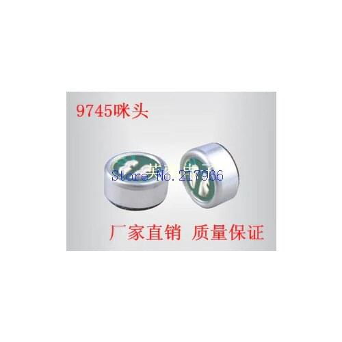 30PCS / lot ,High-quality omnidirectional electret microphone microphone 9745 9 * 4.5 high sensitivity microphone manufacturers
