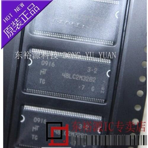 10PCS-MT48LC2M32B2TG-7:G 48LC2M32B2 TSOP new original authentic