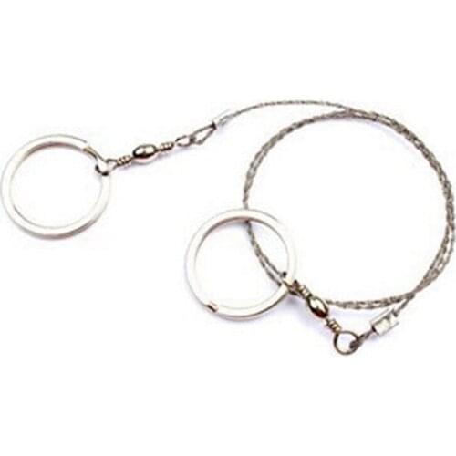 Portable Stainless Steel Wire Saw Outdoor Survival Self Defense Camping Hiking Hunting Chainsaws Hand Saw Fret Saw Tools