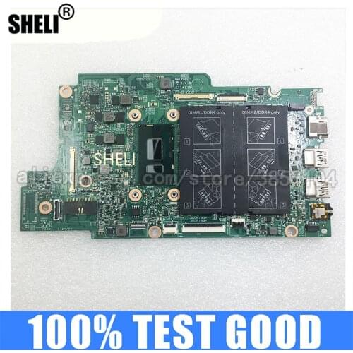SHELI Inspiron 5379 Laptop Motherboard Notebook Pc W/ I5-8250U CPU for DELL Laptop Motherboard 00KJ0J CN-00KJ0J DDR4 100% Test