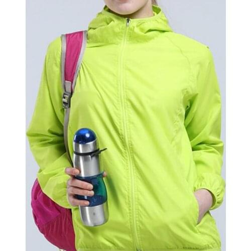 Camping Rain Jacket Quick Dry Skin Windbreaker With Pocket Men Women Waterproof Sun Protection Clothing Fishing Hunting Clothes