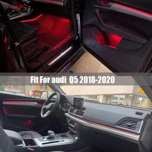 Interior ambient Light For Audi Q5 2018 2019 2020 lamp Colors ambient light