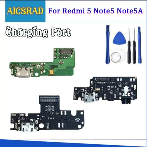 Charging Port for XiaoMi RedMi 5 Redmi note 5 redmi note 5A USB Dock Charging Port + Mic Microphone Moto Module Replacement